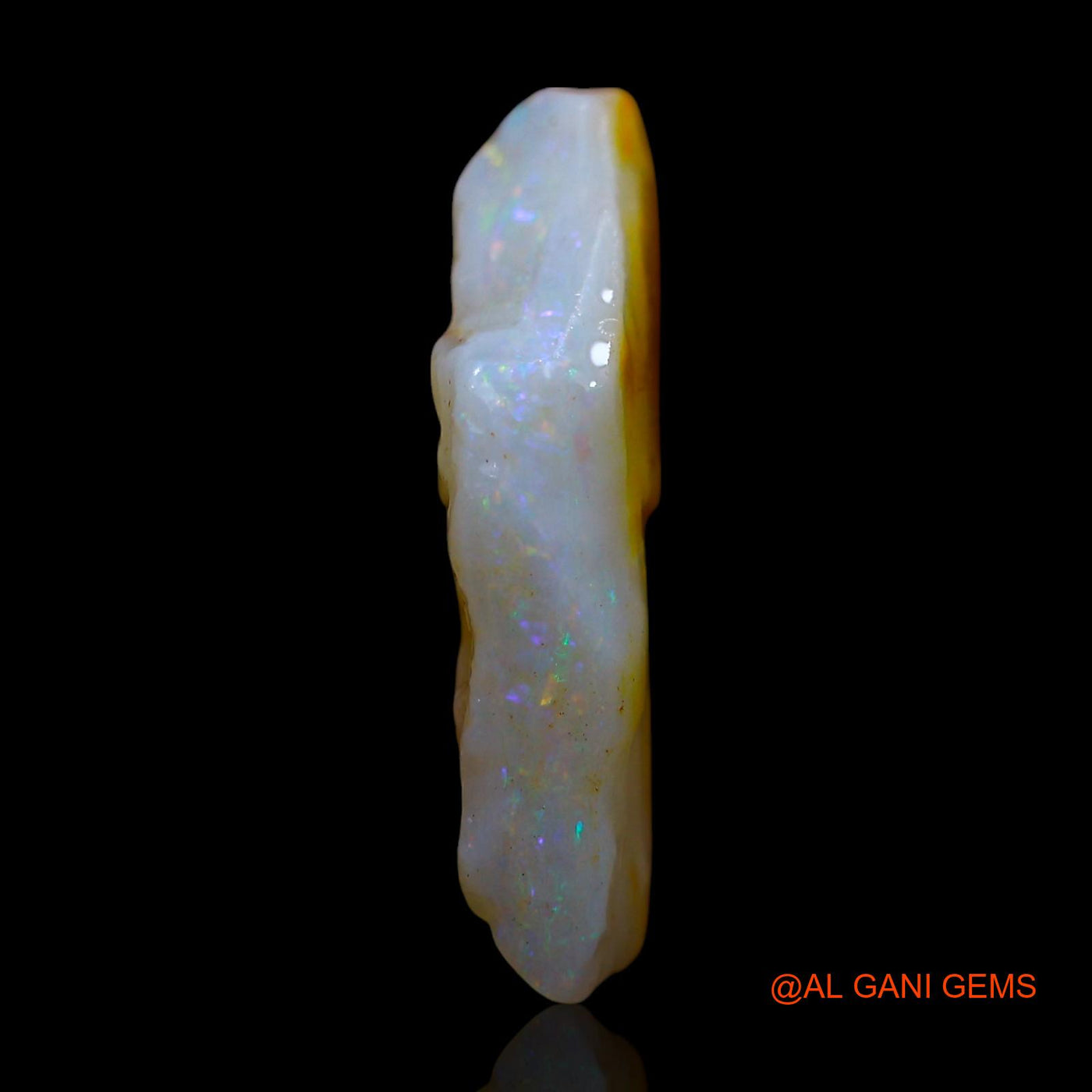 4.00 Cts Natural Australian Fire Opal Loose Gemstone Fancy Rough 16x8x4 mm RF-282