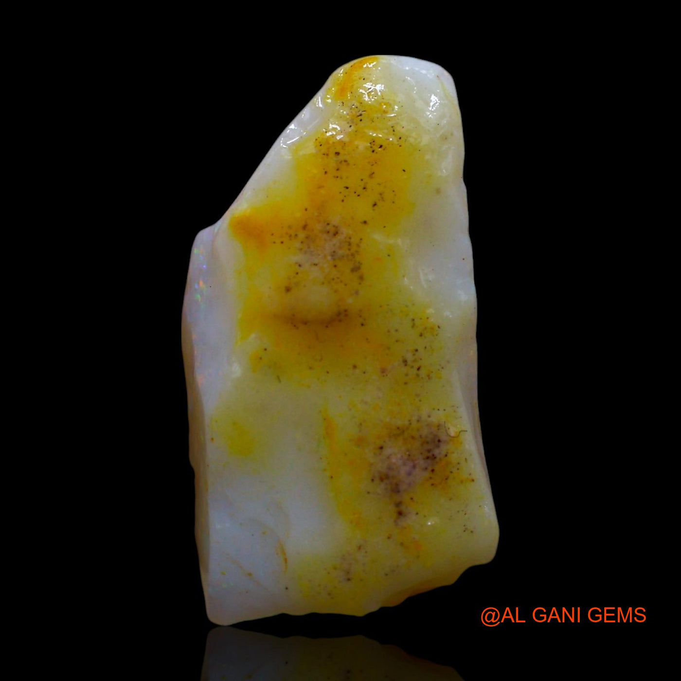 4.00 Cts Natural Australian Fire Opal Loose Gemstone Fancy Rough 16x8x4 mm RF-282