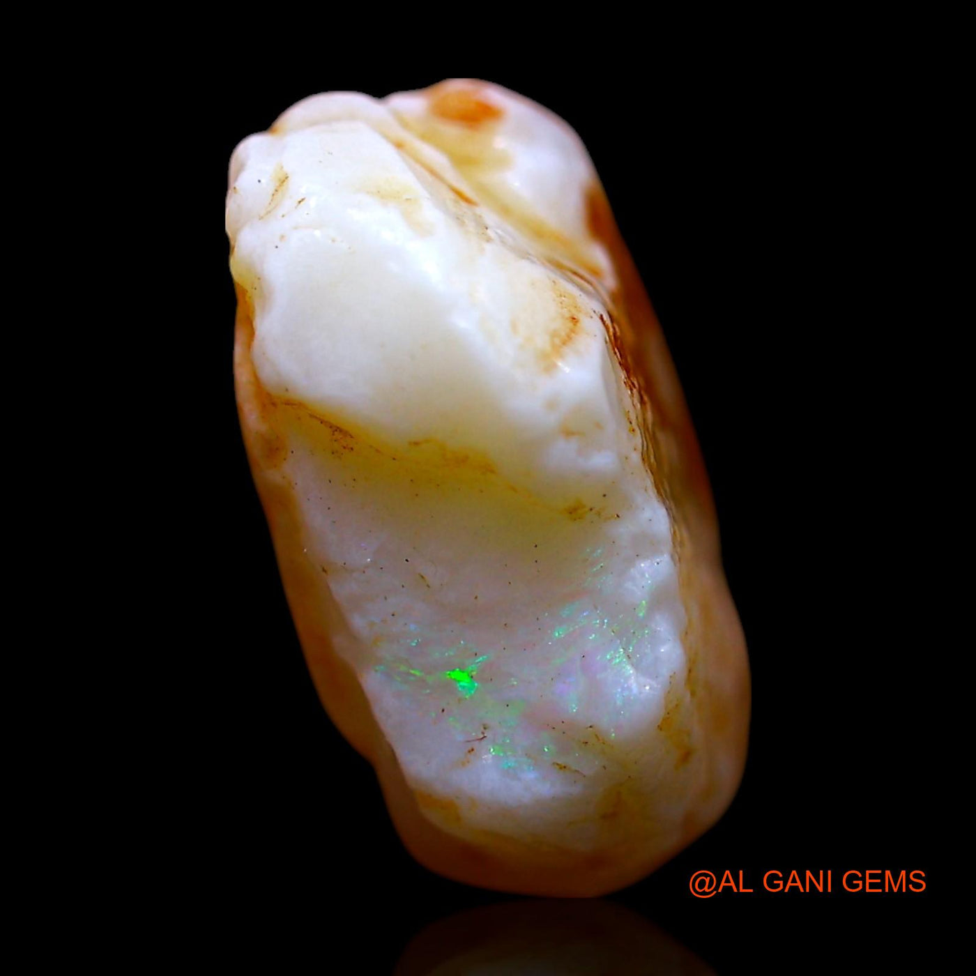 Natural Untreated Fire Opal Loose Gemstone Fancy Rough From Australia 2.00 Cts 16x10x3 mm RF-285