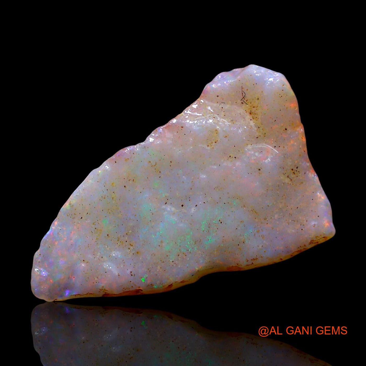 2.00 Cts Natural Australian Fire Opal Loose Gemstone Fancy Rough 18x11x2 mm RF-28