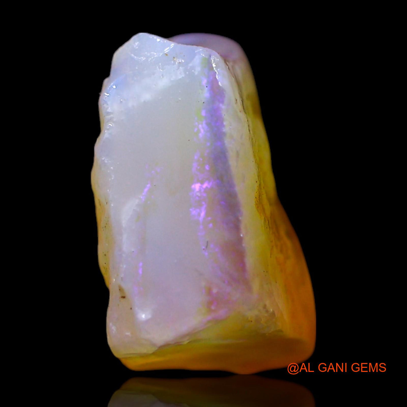 6.00 Cts Unheated Australian Fire Opal Loose Gemstone Fancy Rough Natural 14x12x6 mm RF-294