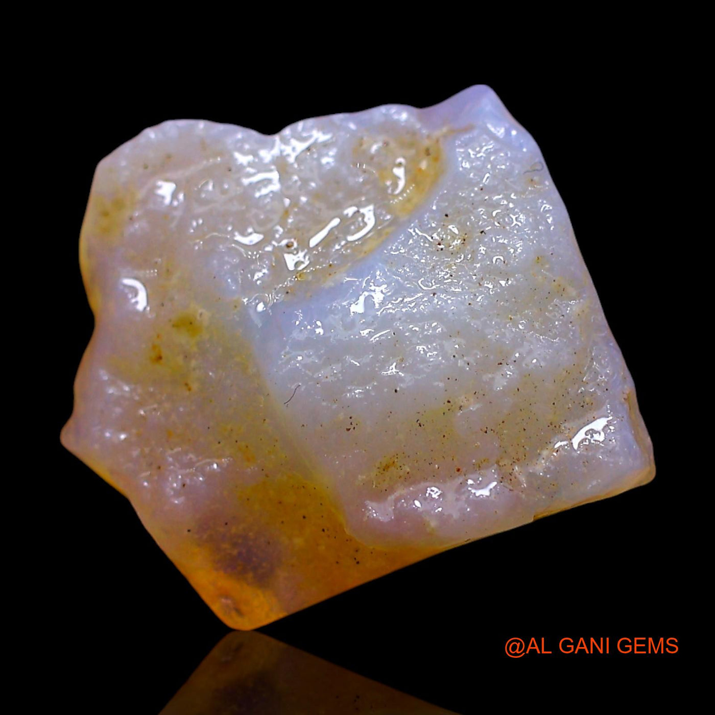6.00 Cts Unheated Australian Fire Opal Loose Gemstone Fancy Rough Natural 14x12x6 mm RF-294