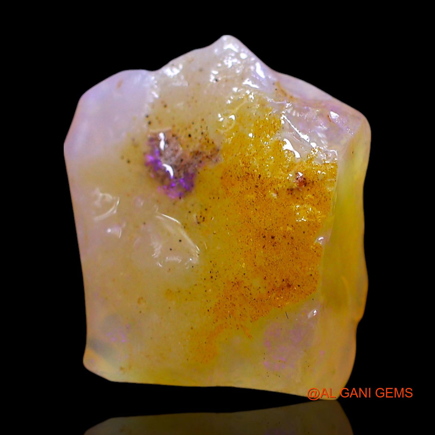 6.00 Cts Unheated Australian Fire Opal Loose Gemstone Fancy Rough Natural 14x12x6 mm RF-294