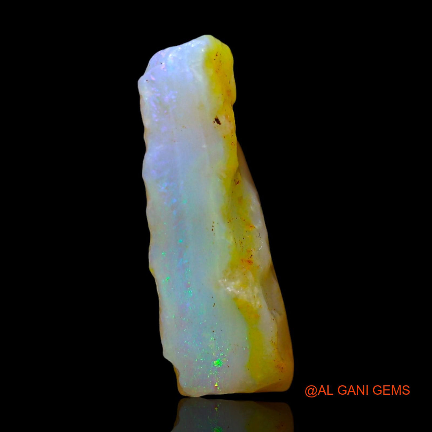 4.00 Cts Natural Australian Fire Opal Loose Gemstone Fancy Rough 15x10x4 mm RF-296