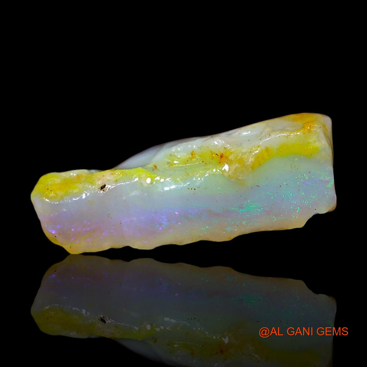 4.00 Cts Natural Australian Fire Opal Loose Gemstone Fancy Rough 15x10x4 mm RF-296