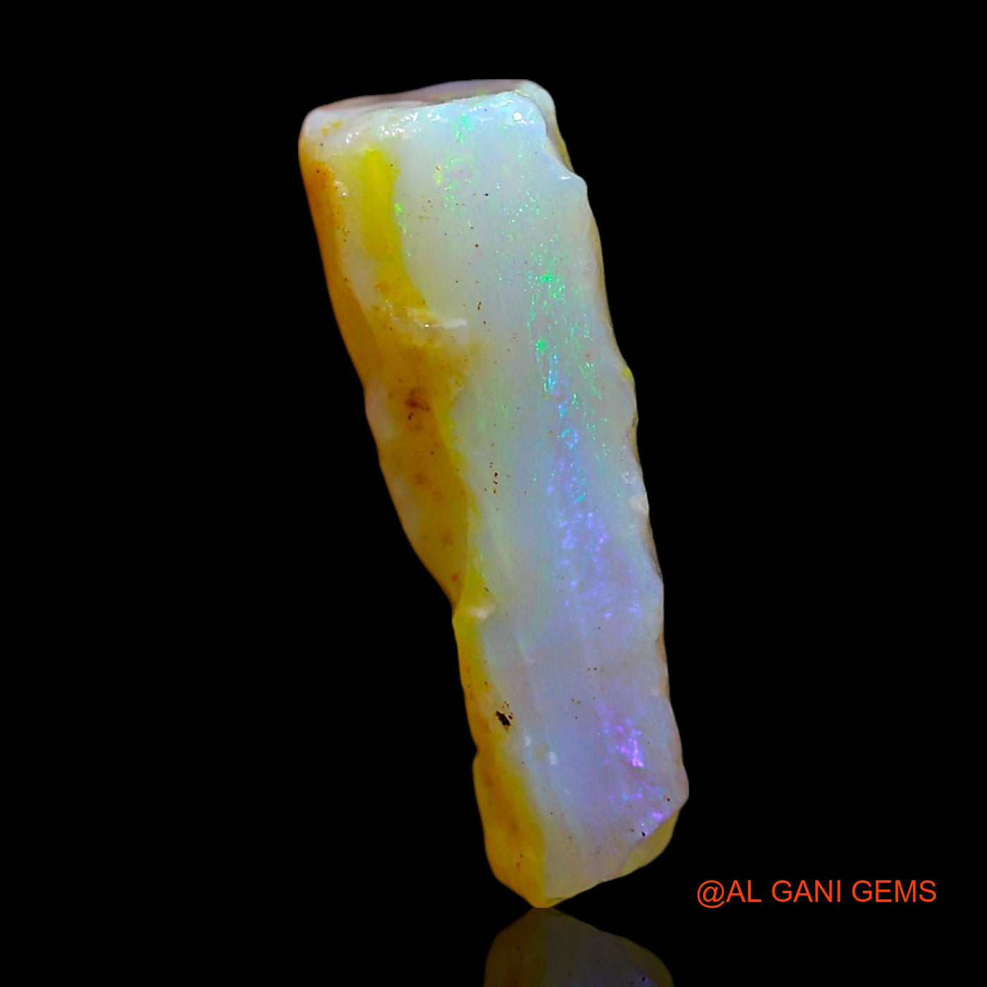 4.00 Cts Natural Australian Fire Opal Loose Gemstone Fancy Rough 15x10x4 mm RF-296