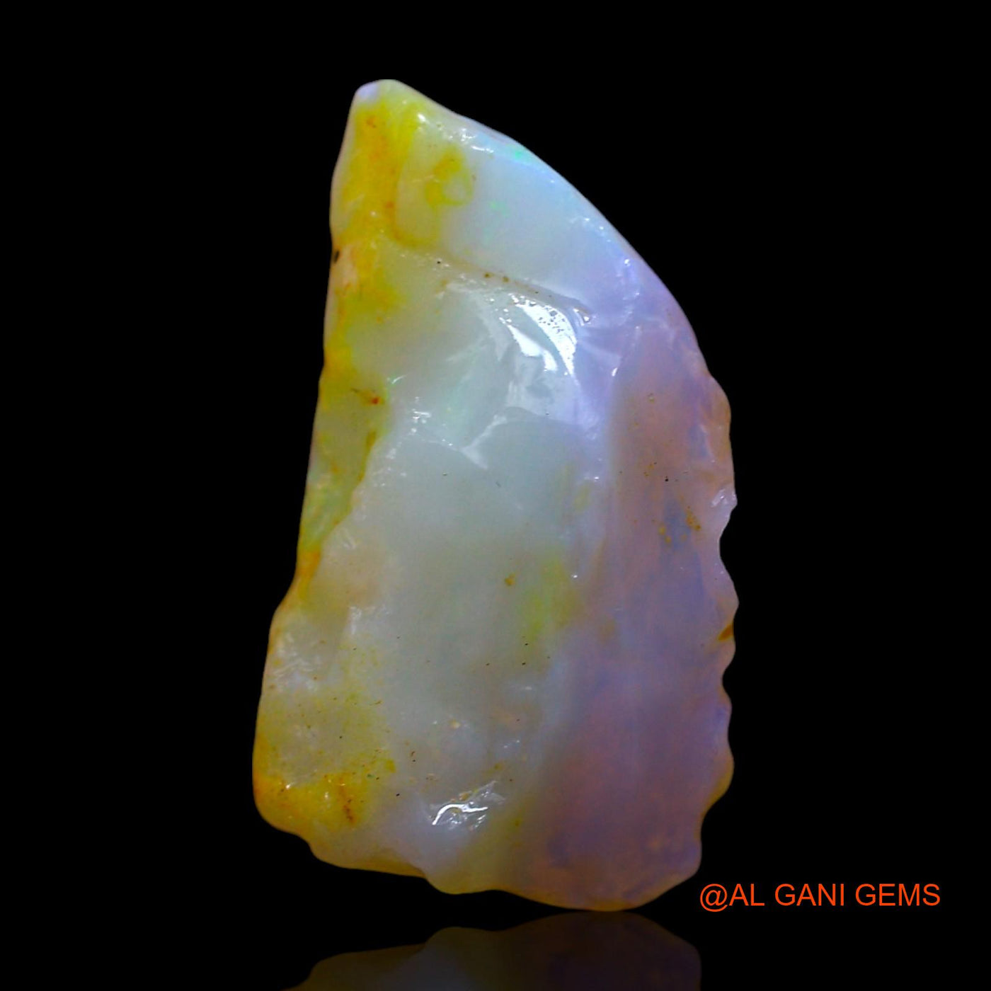 4.00 Cts Natural Australian Fire Opal Loose Gemstone Fancy Rough 15x10x4 mm RF-296
