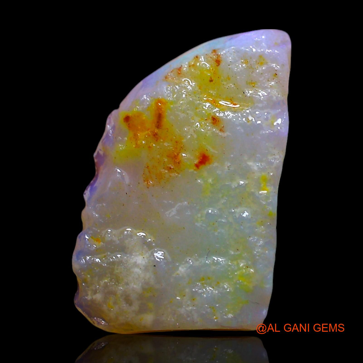 4.00 Cts Natural Australian Fire Opal Loose Gemstone Fancy Rough 15x10x4 mm RF-296