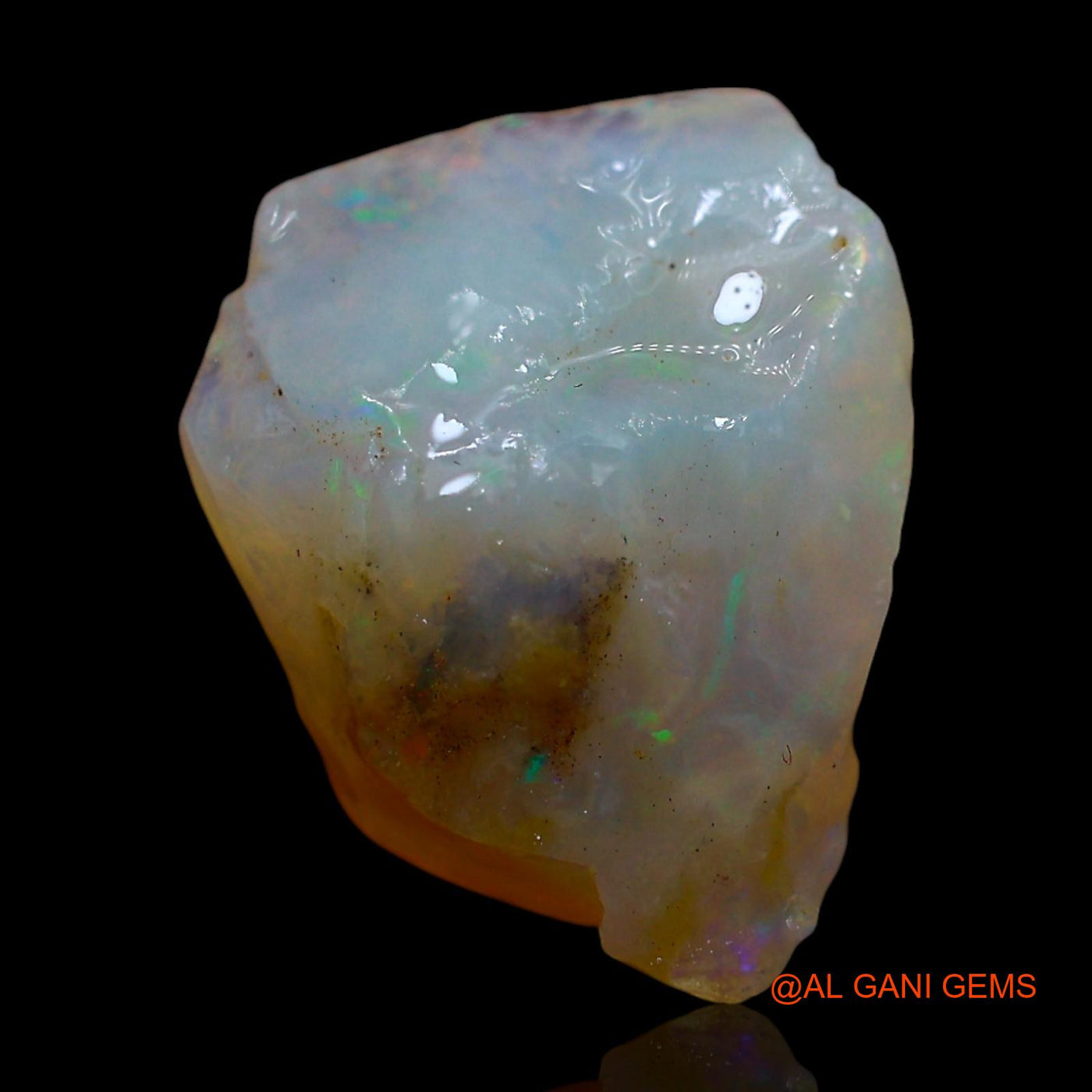 5.00 Cts Natural Australian Fire Opal Loose Gemstone Fancy Rough 14x10x6 mm RF-298