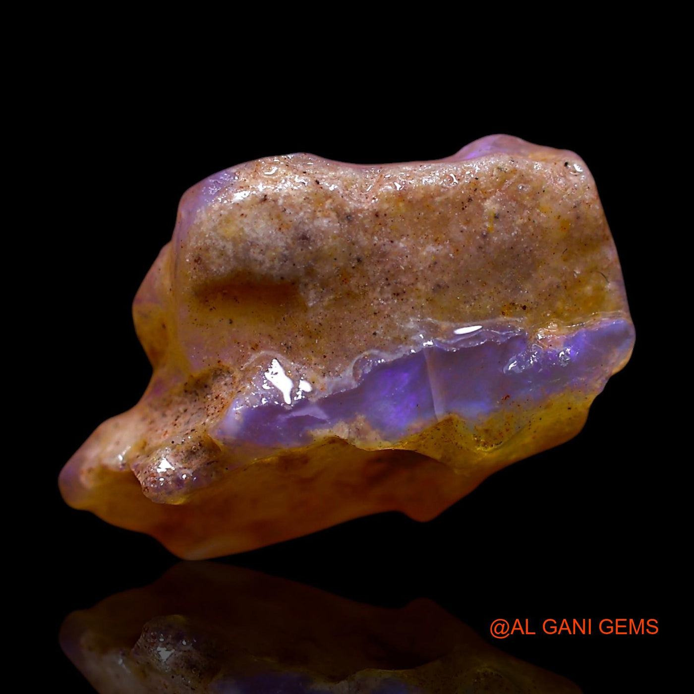 6.00 Cts Unheated Australian Fire Opal Loose Gemstone Fancy Rough Natural 18x13x6 mm RF-29