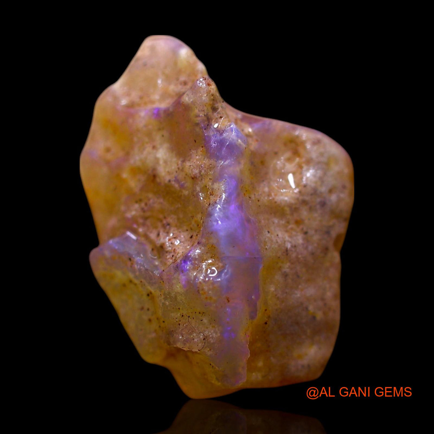 6.00 Cts Unheated Australian Fire Opal Loose Gemstone Fancy Rough Natural 18x13x6 mm RF-29