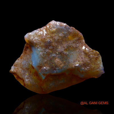 5.00 Cts Natural Australian Fire Opal Loose Gemstone Fancy Rough 23x17x3 mm RF-2