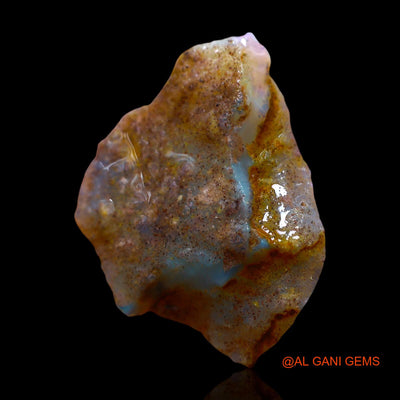5.00 Cts Natural Australian Fire Opal Loose Gemstone Fancy Rough 23x17x3 mm RF-2