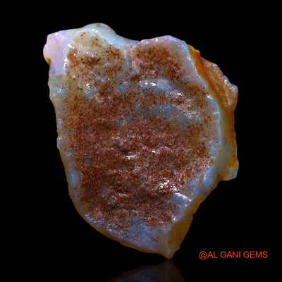 5.00 Cts Natural Australian Fire Opal Loose Gemstone Fancy Rough 23x17x3 mm RF-2