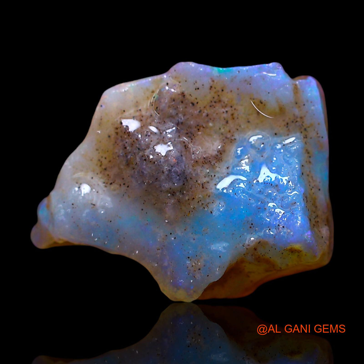 5.00 Cts Natural Australian Fire Opal Loose Gemstone Fancy Rough 14x11x6 mm RF-300