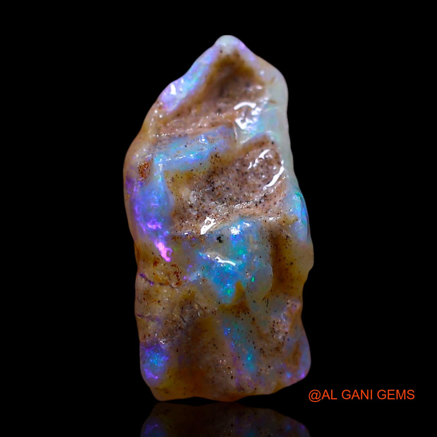 5.00 Cts Natural Australian Fire Opal Loose Gemstone Fancy Rough 14x11x6 mm RF-300