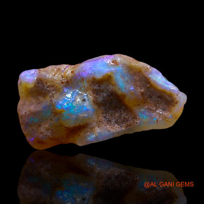 5.00 Cts Natural Australian Fire Opal Loose Gemstone Fancy Rough 14x11x6 mm RF-300