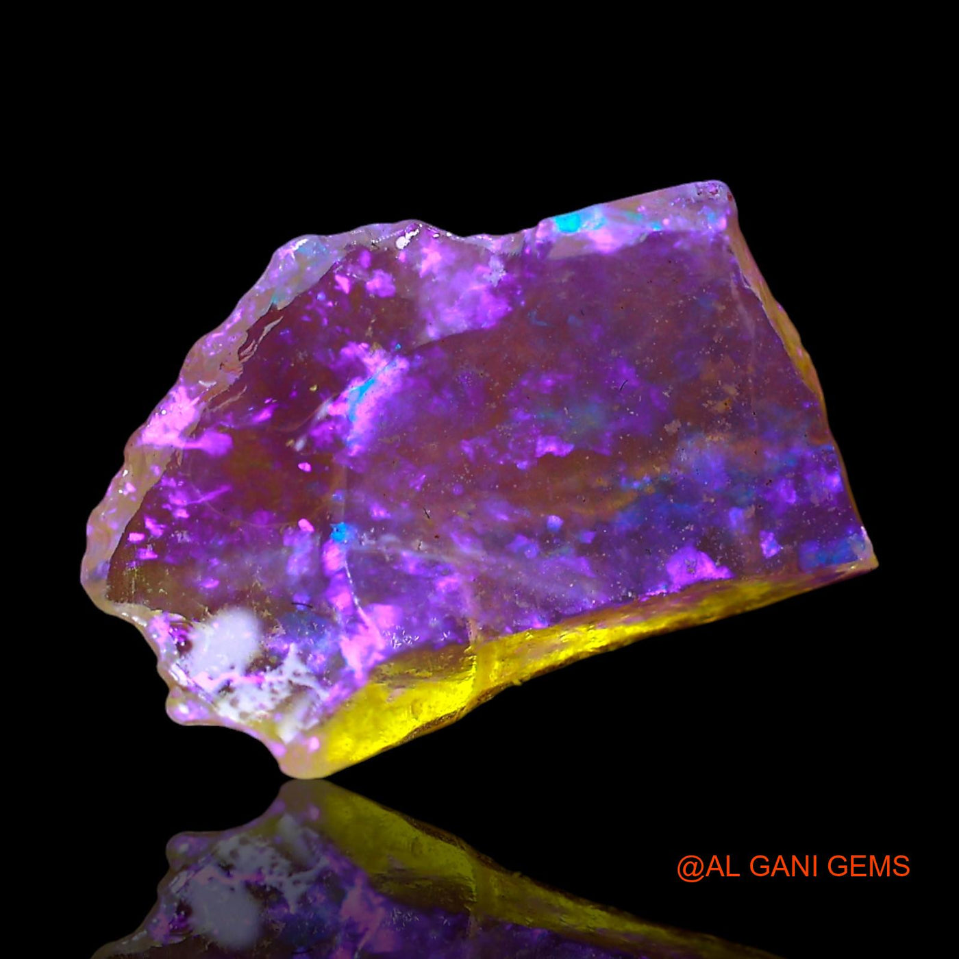 2.00 Cts Natural Australian Fire Opal Loose Gemstone Fancy Rough 15x9x3 mm RF-301