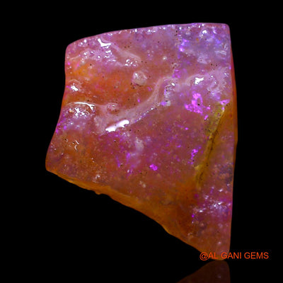 Natural Untreated Fire Opal Loose Gemstone Fancy Rough From Australia 3.00 Cts 14x11x4 mm RF-302