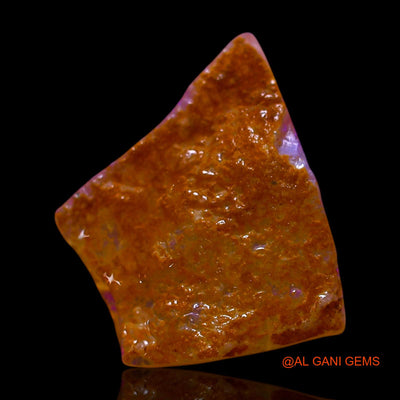 Natural Untreated Fire Opal Loose Gemstone Fancy Rough From Australia 3.00 Cts 14x11x4 mm RF-302