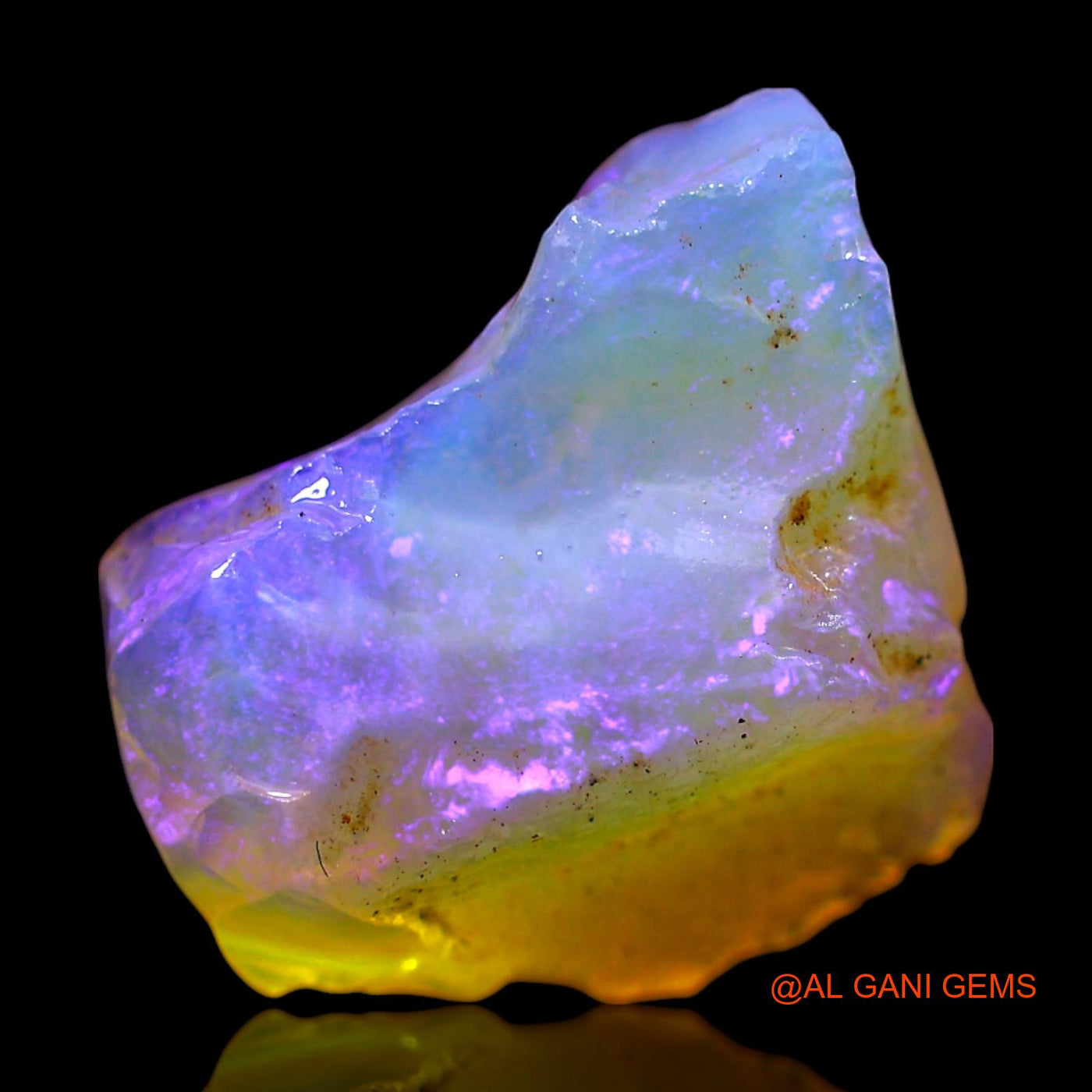 4.00 Cts Natural Australian Fire Opal Loose Gemstone Fancy Rough 12x11x5 mm RF-304