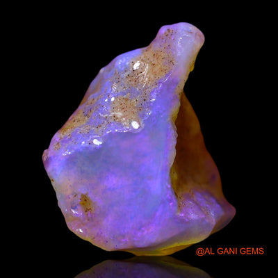 Natural Untreated Fire Opal Loose Gemstone Fancy Rough From Australia 5.00 Cts 14x11x7 mm RF-305