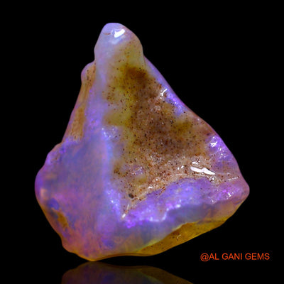 Natural Untreated Fire Opal Loose Gemstone Fancy Rough From Australia 5.00 Cts 14x11x7 mm RF-305