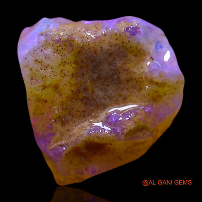 Natural Untreated Fire Opal Loose Gemstone Fancy Rough From Australia 5.00 Cts 14x11x7 mm RF-305