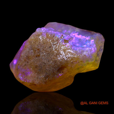 Natural Untreated Fire Opal Loose Gemstone Fancy Rough From Australia 4.00 Cts 16x12x5 mm RF-306