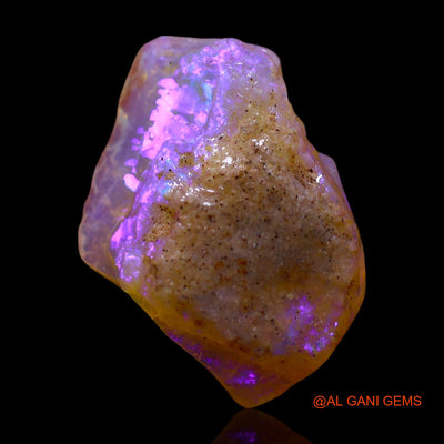 Natural Untreated Fire Opal Loose Gemstone Fancy Rough From Australia 4.00 Cts 16x12x5 mm RF-306
