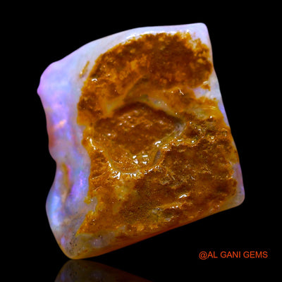 4.00 Cts Natural Australian Fire Opal Loose Gemstone Fancy Rough 12x11x5 mm RF-307