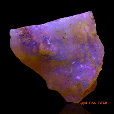 Natural Untreated Fire Opal Loose Gemstone Fancy Rough From Australia 3.00 Cts 13x12x4 mm RF-308