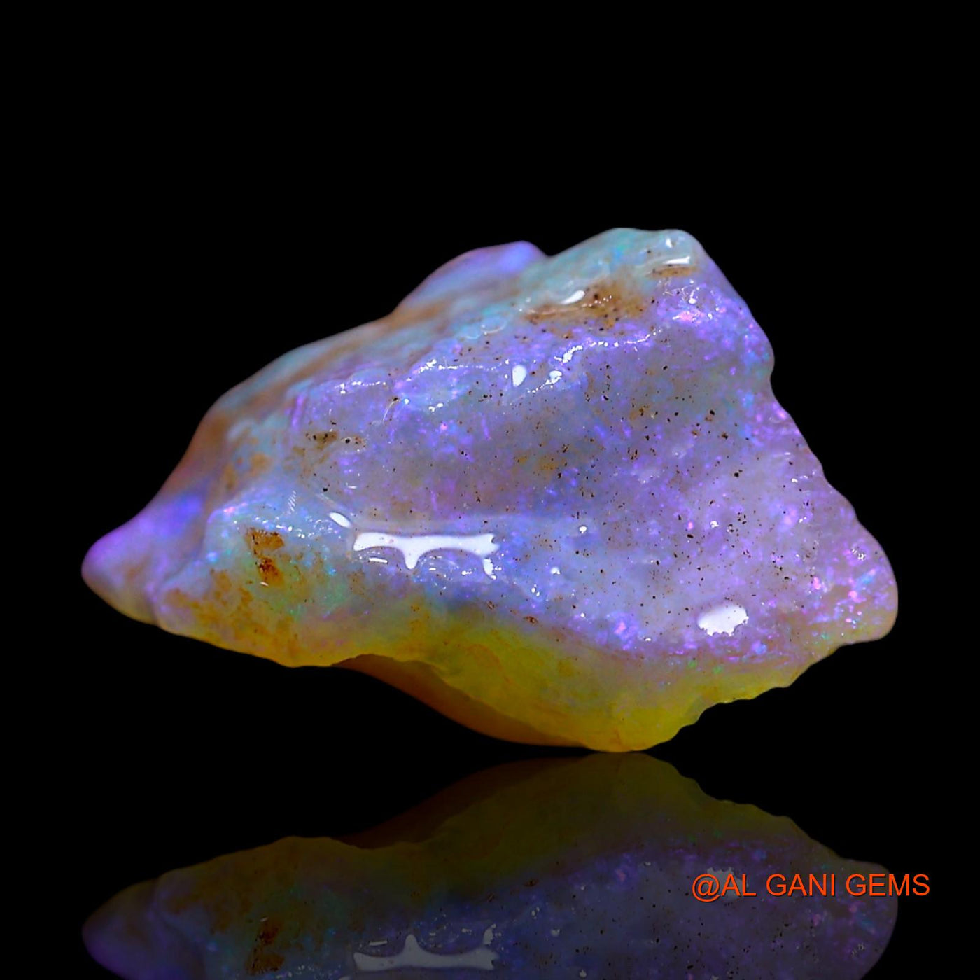 4.00 Cts Unheated Australian Fire Opal Loose Gemstone Fancy Rough Natural 16x9x7 mm RF-309
