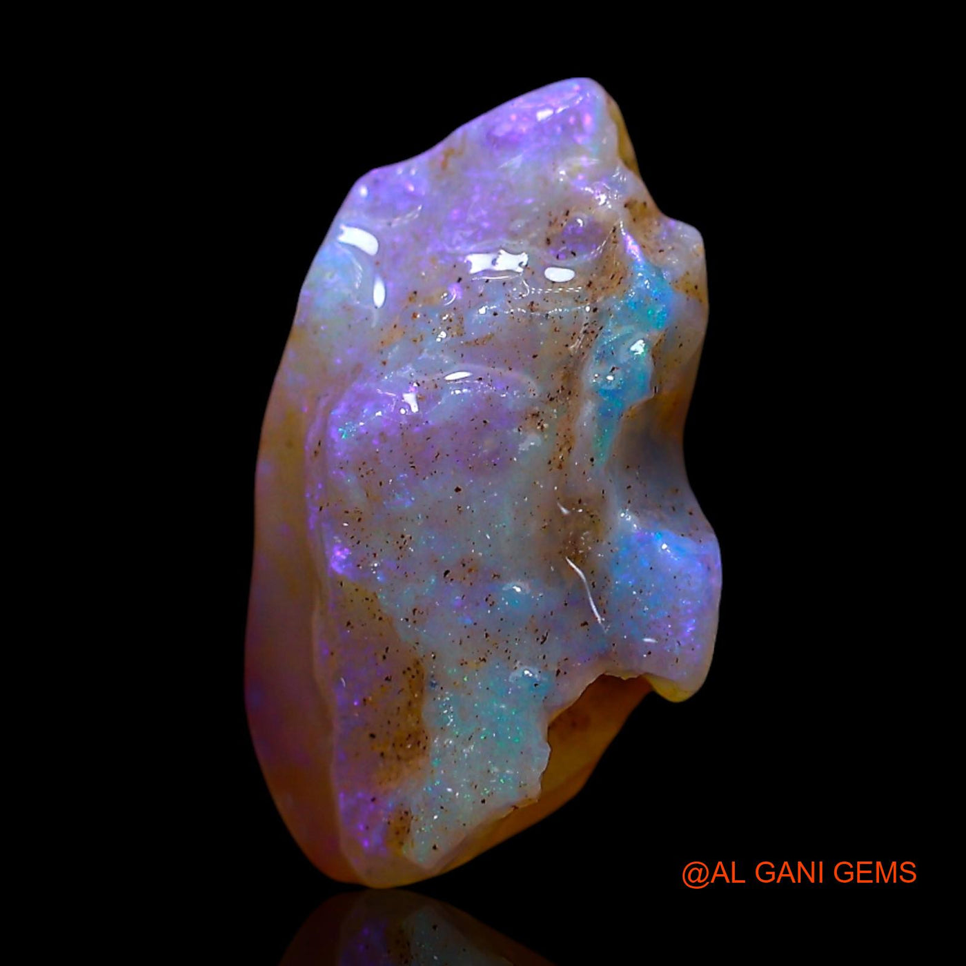4.00 Cts Unheated Australian Fire Opal Loose Gemstone Fancy Rough Natural 16x9x7 mm RF-309