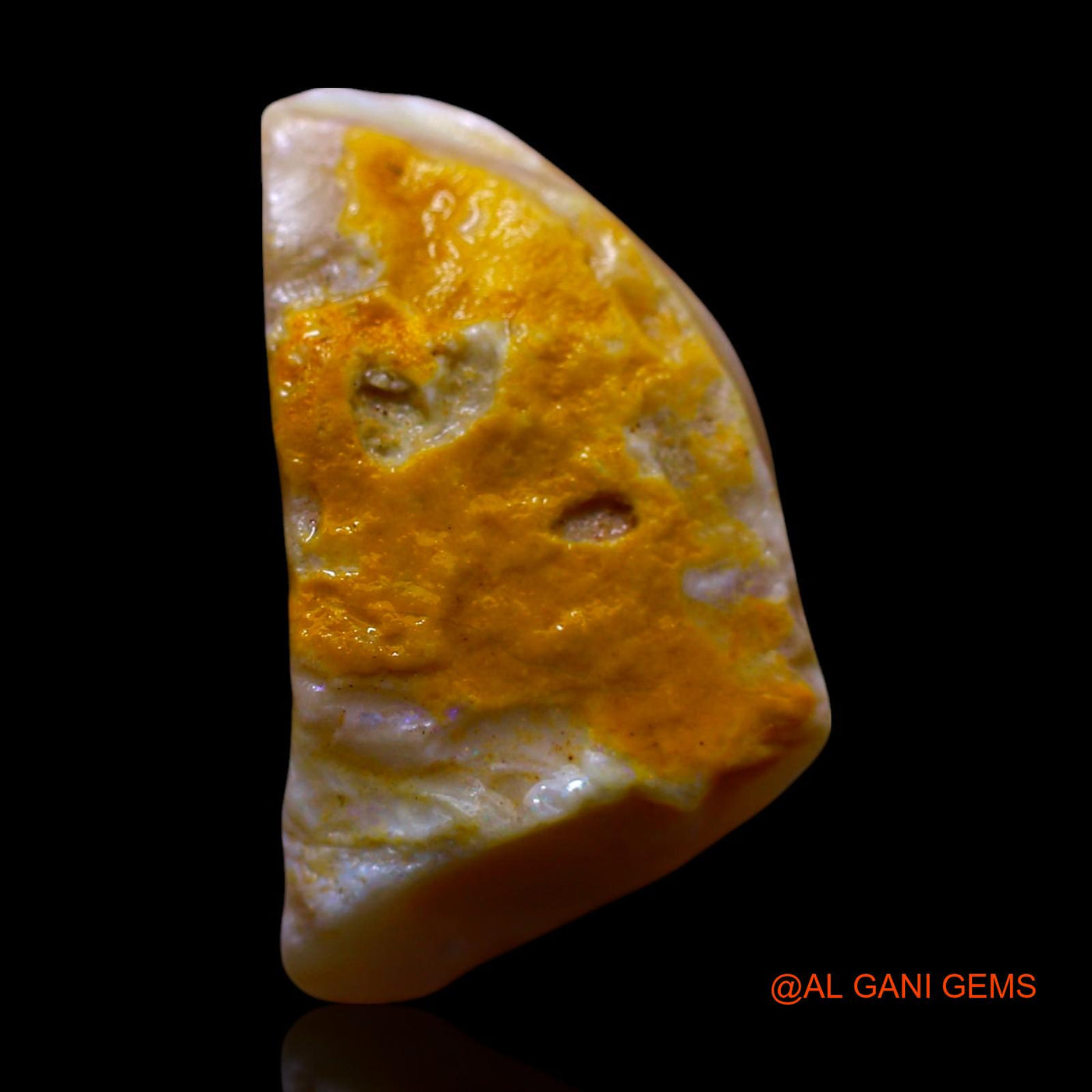 7.00 Cts Natural Australian Fire Opal Loose Gemstone Fancy Rough 18x10x7 mm RF-30