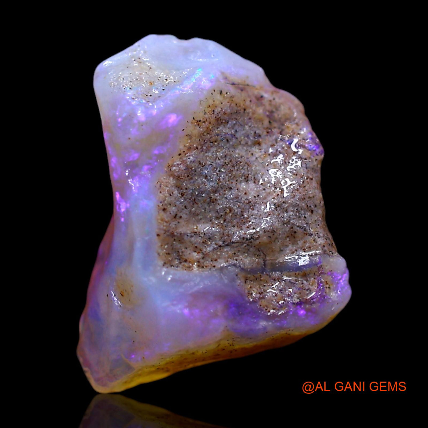 4.00 Cts Unheated Australian Fire Opal Loose Gemstone Fancy Rough Natural 14x8x6 mm RF-310