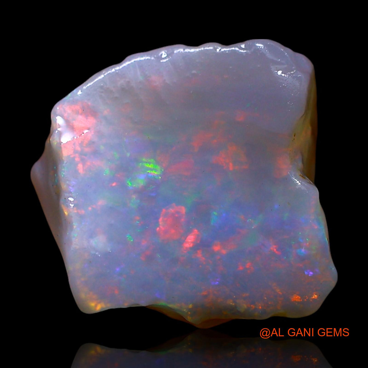 5.00 Cts Natural Australian Fire Opal Fancy Rough Loose Gemstone For Jewelry 12x12x7 mm RF-312