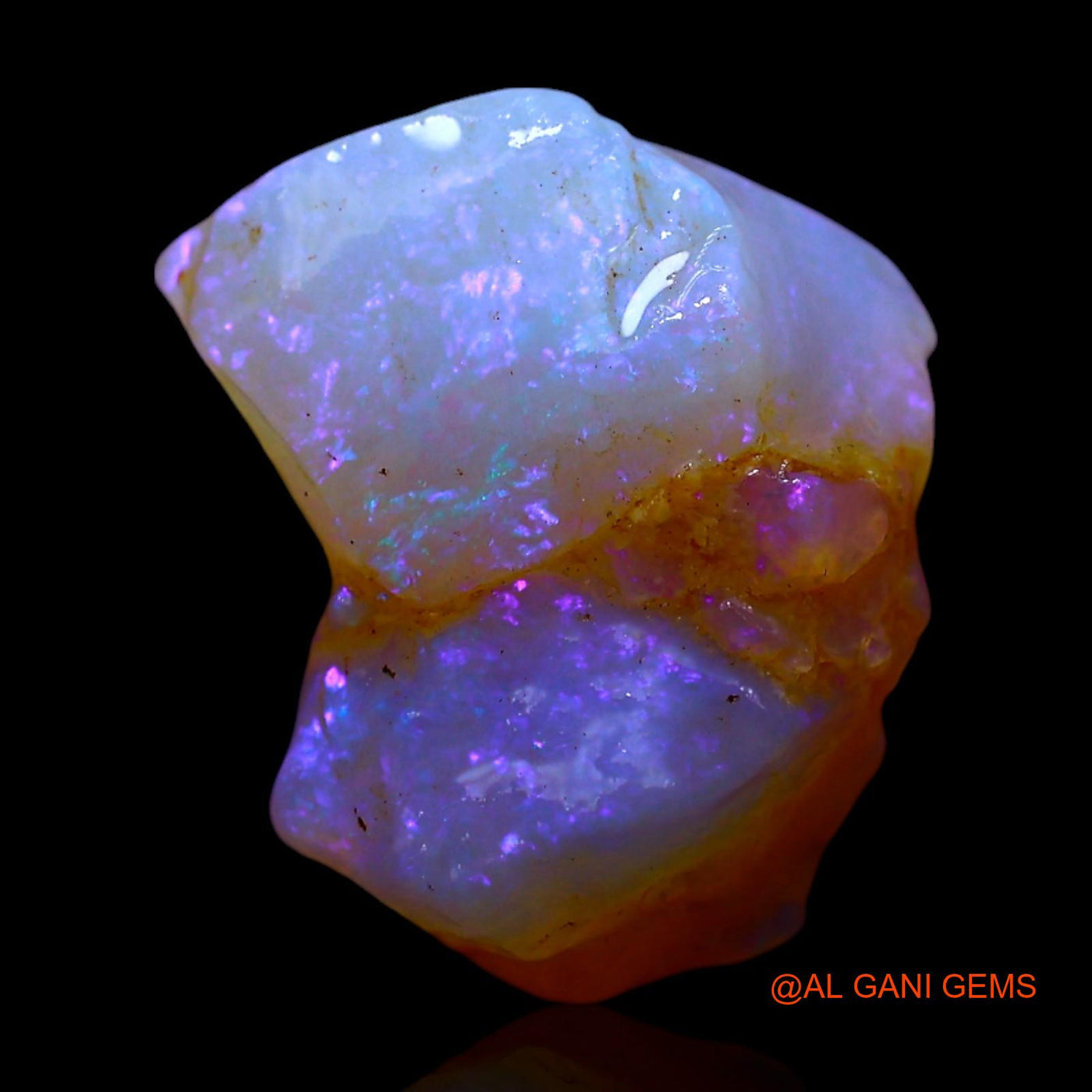 5.00 Cts Natural Australian Fire Opal Loose Gemstone Fancy Rough 14x11x8 mm RF-315