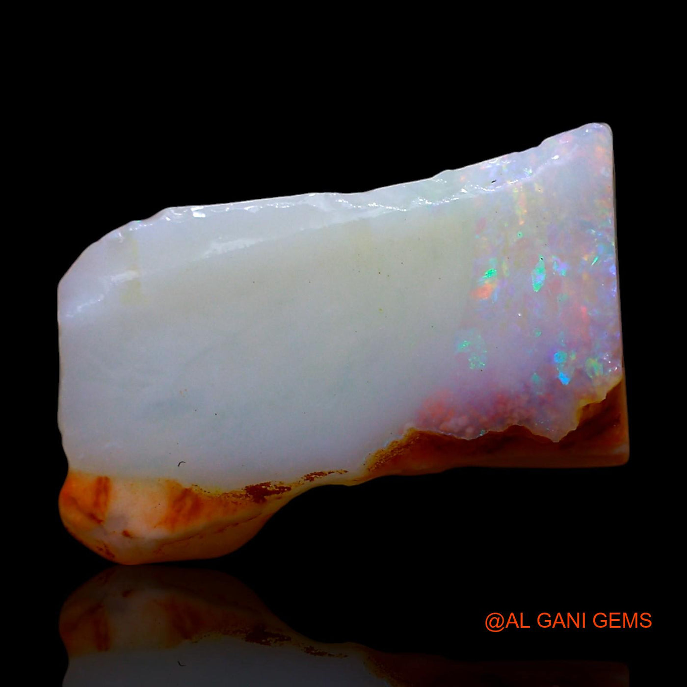 2.00 Cts Natural Australian Fire Opal Loose Gemstone Fancy Rough 13x8x4 mm RF-327