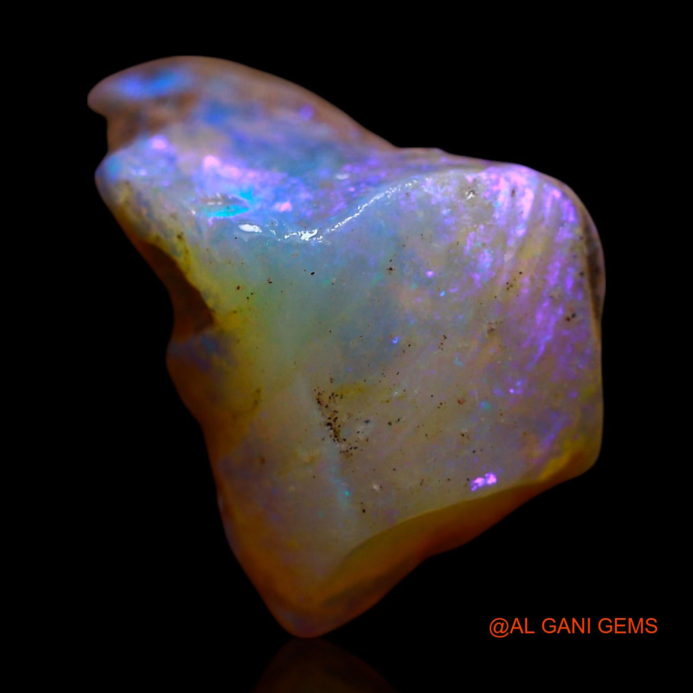 6.00 Cts Natural Australian Fire Opal Fancy Rough Loose Gemstone For Jewelry 16x12x9 mm RF-32
