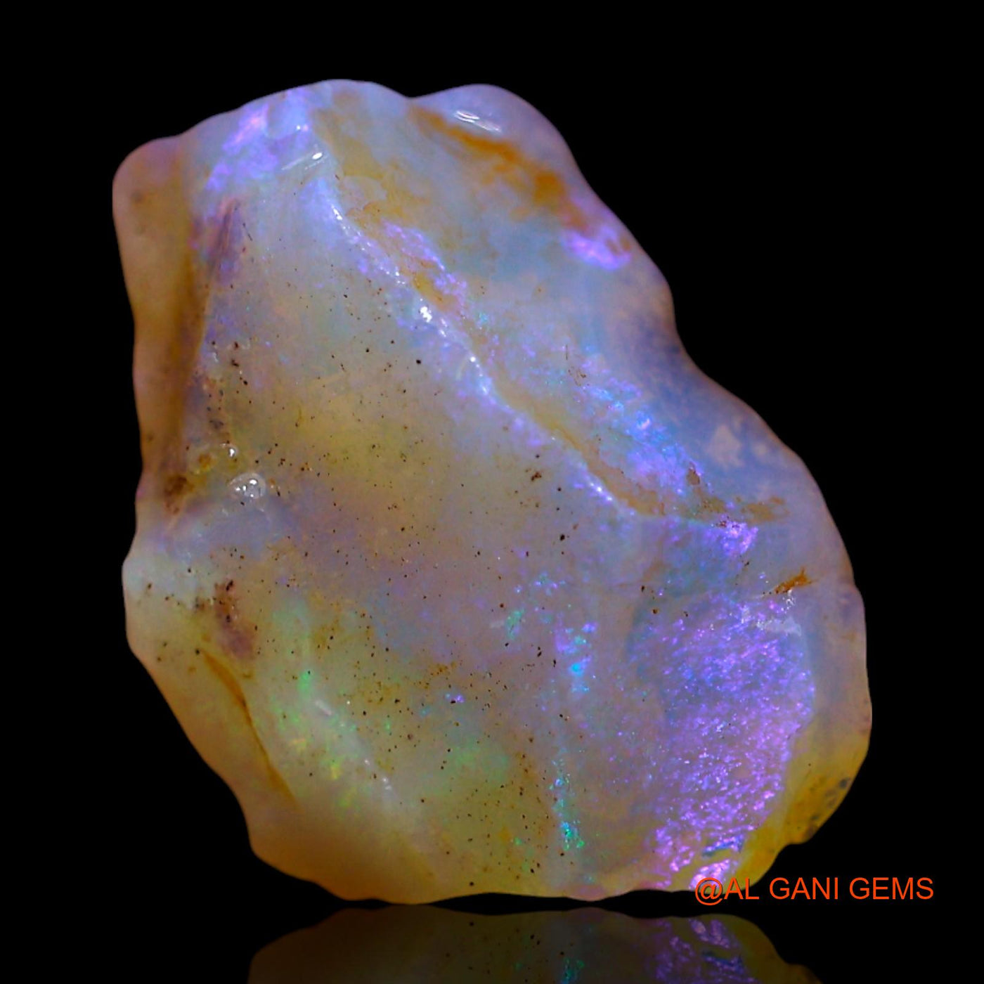 4.00 Cts Unheated Australian Fire Opal Loose Gemstone Fancy Rough Natural 15x10x6 mm RF-335