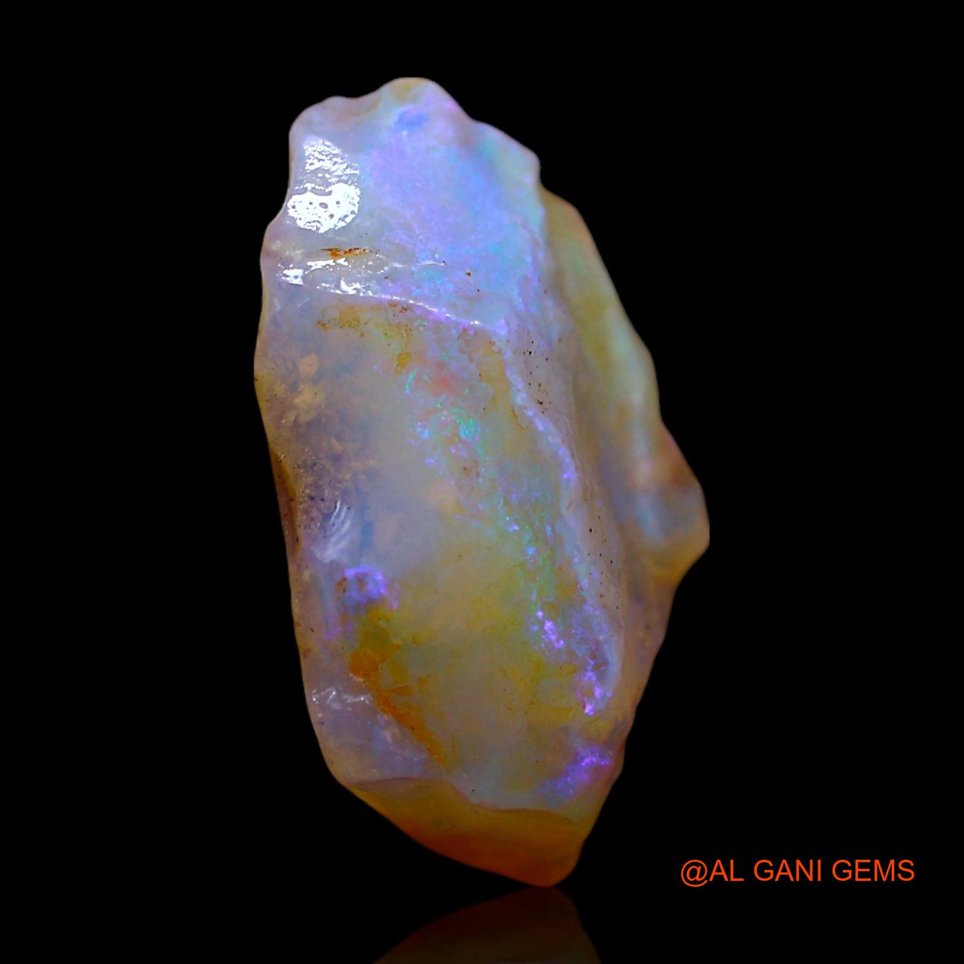 4.00 Cts Unheated Australian Fire Opal Loose Gemstone Fancy Rough Natural 15x10x6 mm RF-335