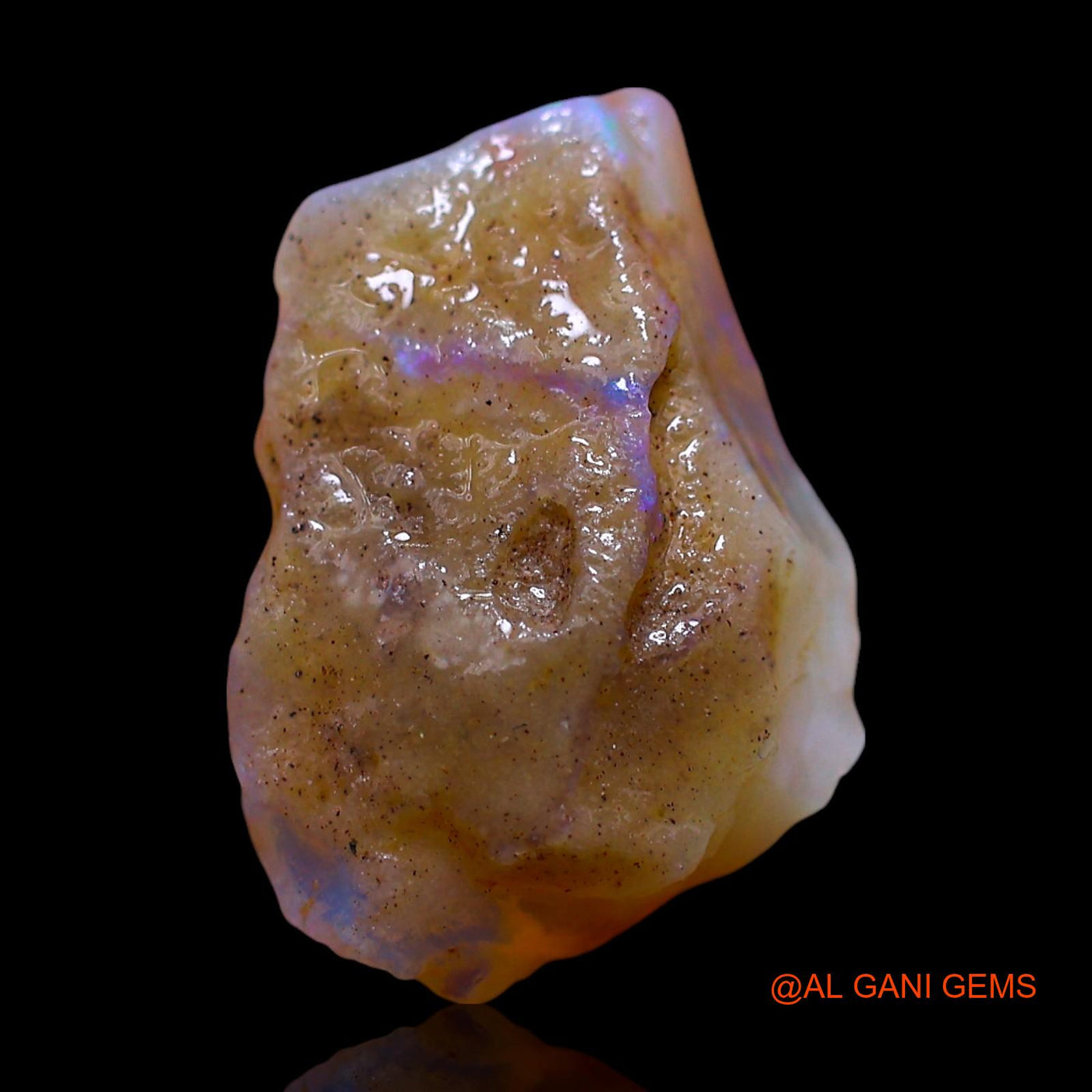 4.00 Cts Unheated Australian Fire Opal Loose Gemstone Fancy Rough Natural 15x10x6 mm RF-335