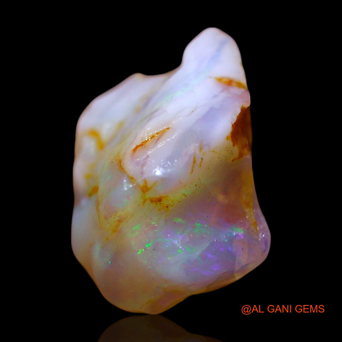 5.00 Cts Natural Australian Fire Opal Fancy Rough Loose Gemstone For Jewelry 11x12x7 mm RF-336