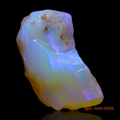 Natural Untreated Fire Opal Loose Gemstone Fancy Rough From Australia 4.00 Cts 14x8x6 mm RF-337