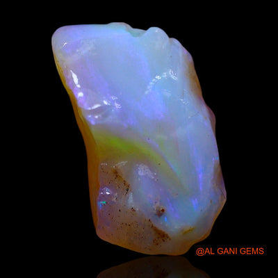 Natural Untreated Fire Opal Loose Gemstone Fancy Rough From Australia 4.00 Cts 14x8x6 mm RF-337