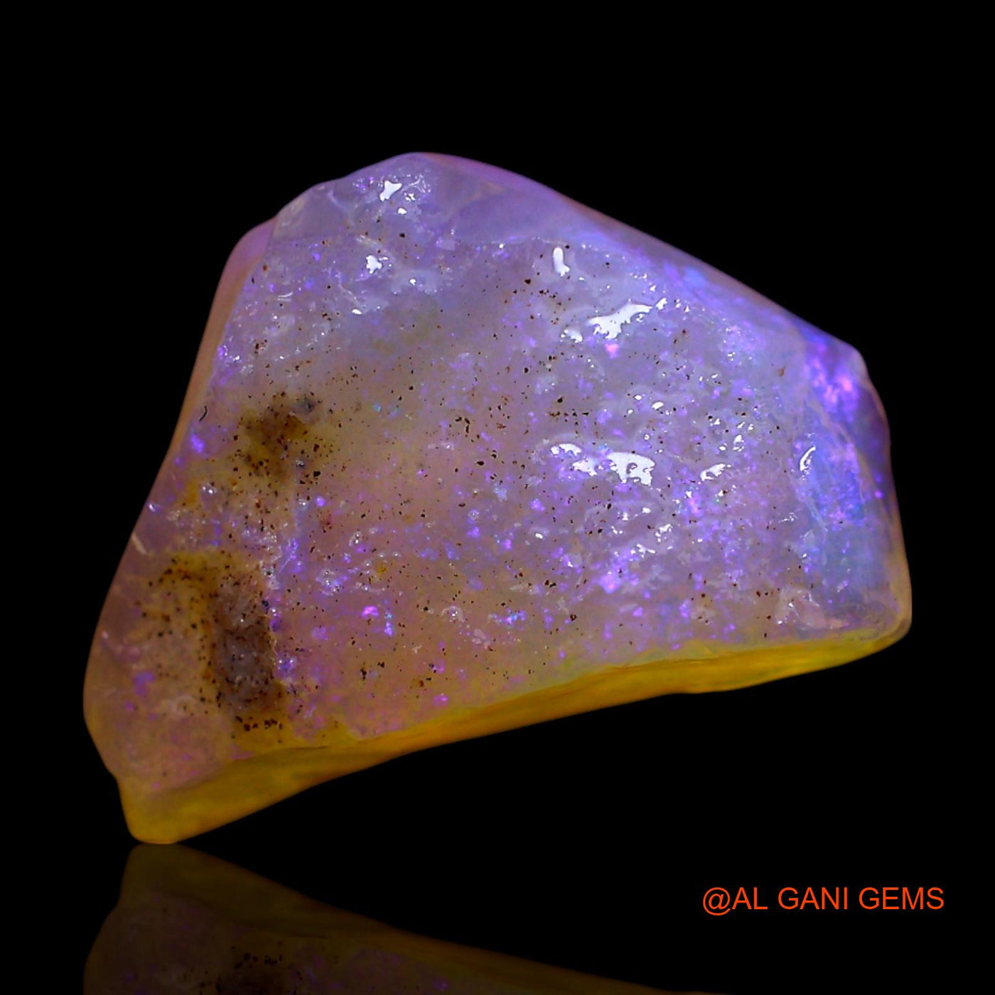 4.00 Cts Natural Australian Fire Opal Loose Gemstone Fancy Rough 12x9x5 mm RF-338