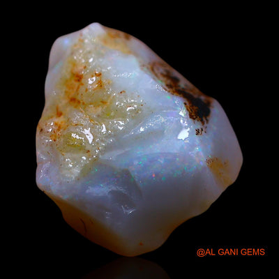 Natural Untreated Fire Opal Loose Gemstone Fancy Rough From Australia 5.00 Cts 13x11x8 mm RF-339