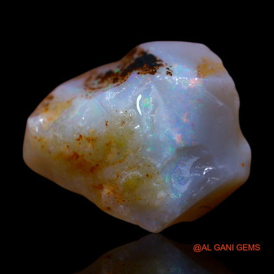 Natural Untreated Fire Opal Loose Gemstone Fancy Rough From Australia 5.00 Cts 13x11x8 mm RF-339