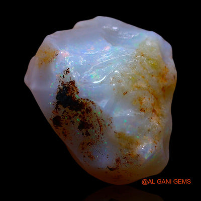 Natural Untreated Fire Opal Loose Gemstone Fancy Rough From Australia 5.00 Cts 13x11x8 mm RF-339